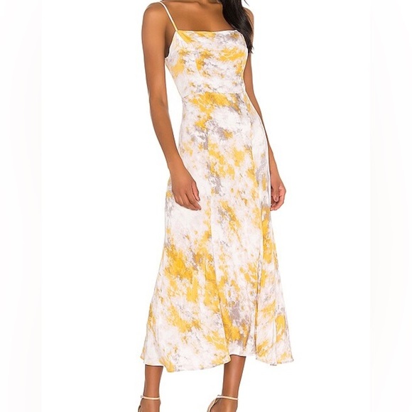 NWT ASTR The Label Journey Tie-Dye Midi Dress - Picture 1 of 4